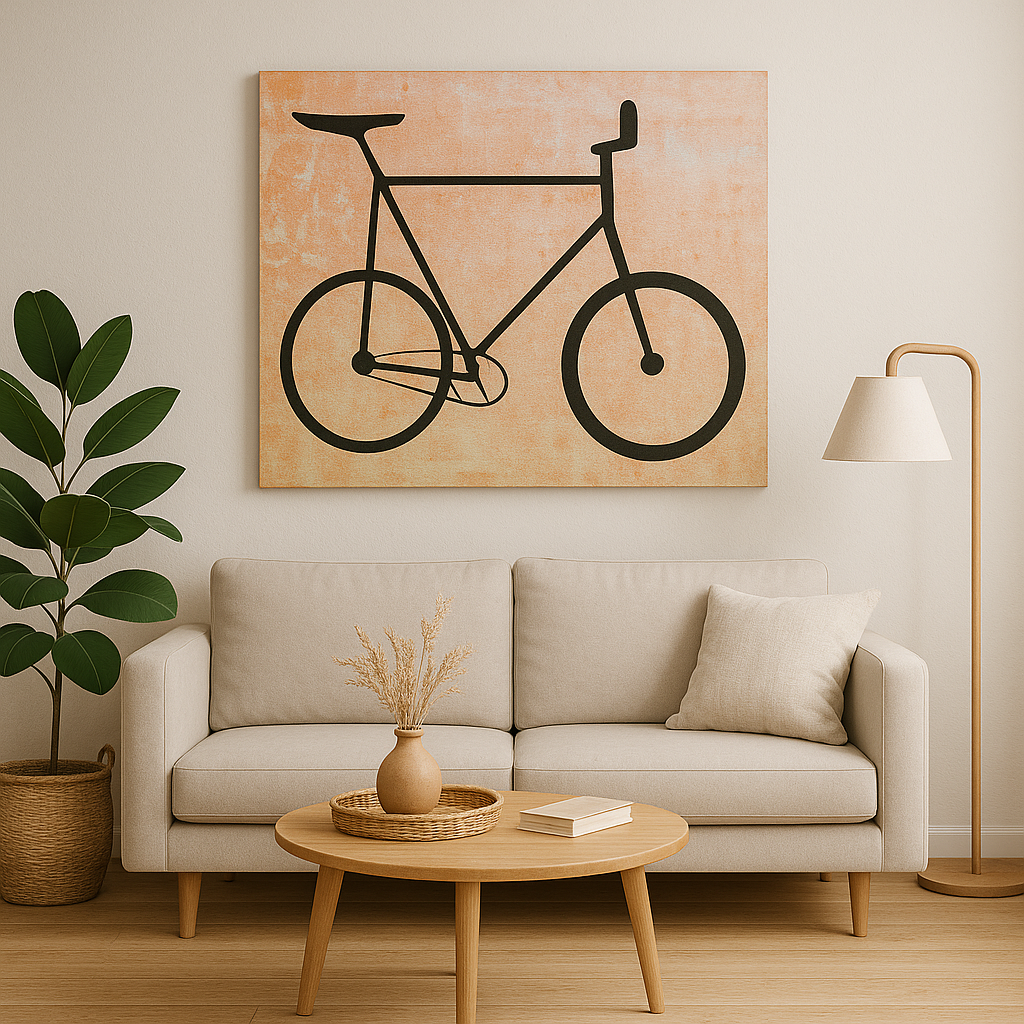 Leilão 9 - Quadro Bicicleta de  Silvia Bernardini — 1