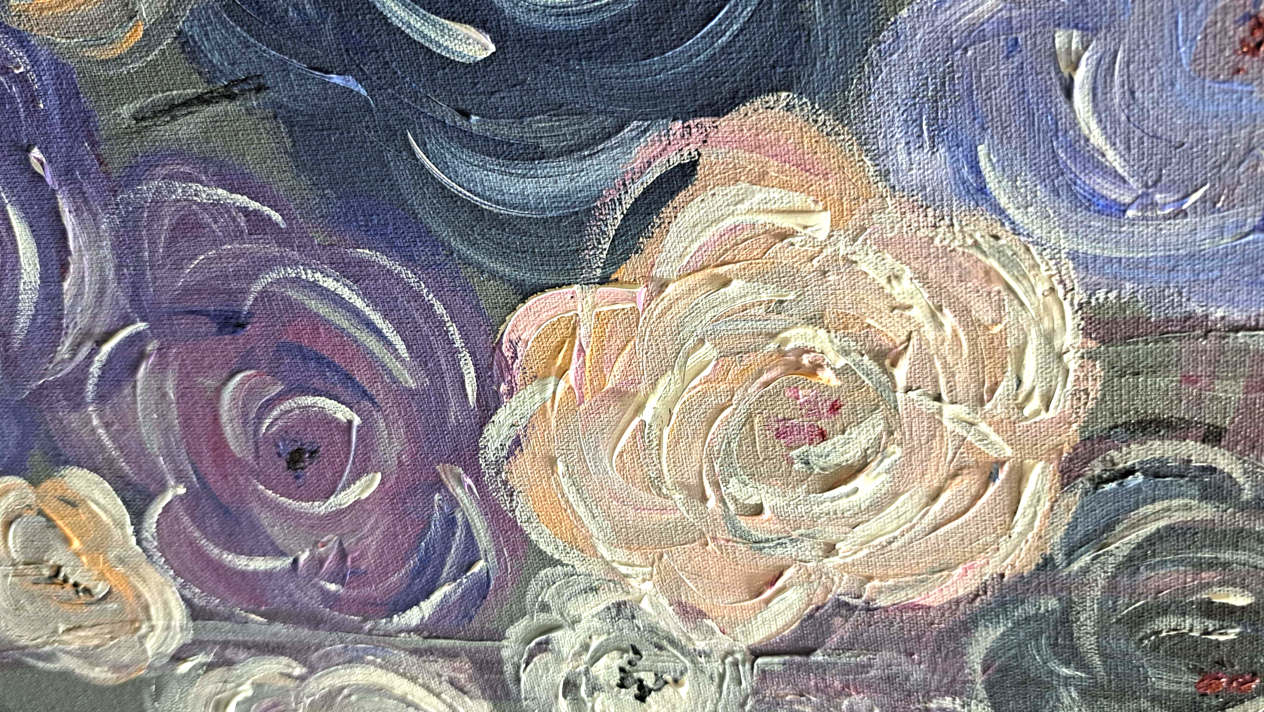 Leilão 8 - Quadro Flores de Silvia Bernardini — 4