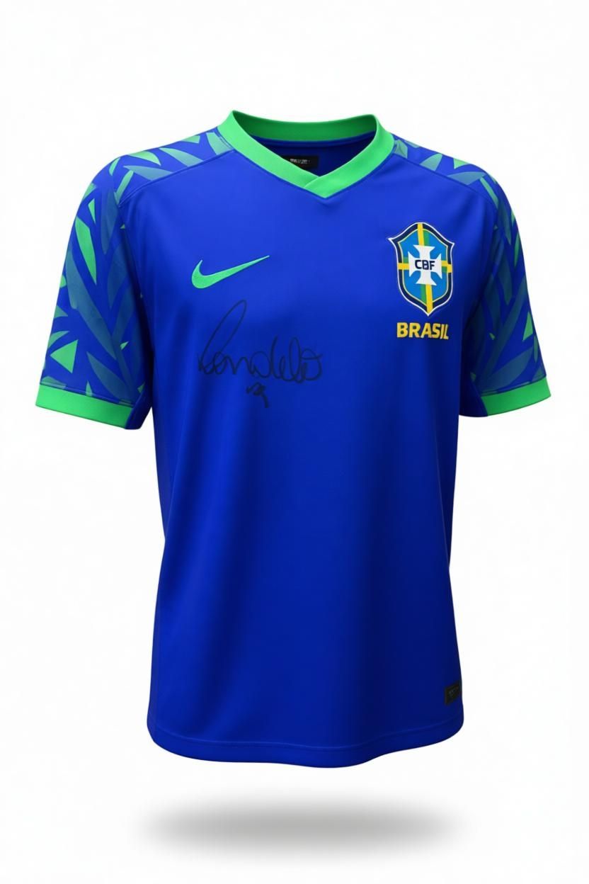 🧡 Leilão Beneficente — Campanha Abrace a ABADS - Lote #12 Ronaldo Fenômeno — 1