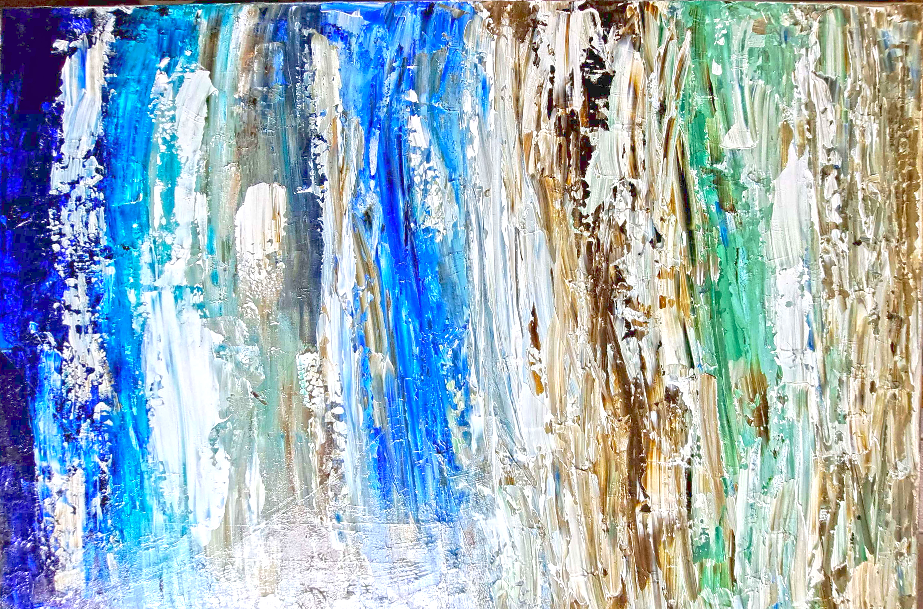 Leilão 14 - Quadro Abstrato de Silvia Bernardini — 2